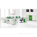 New design for 4 person with partition wall of office furniture